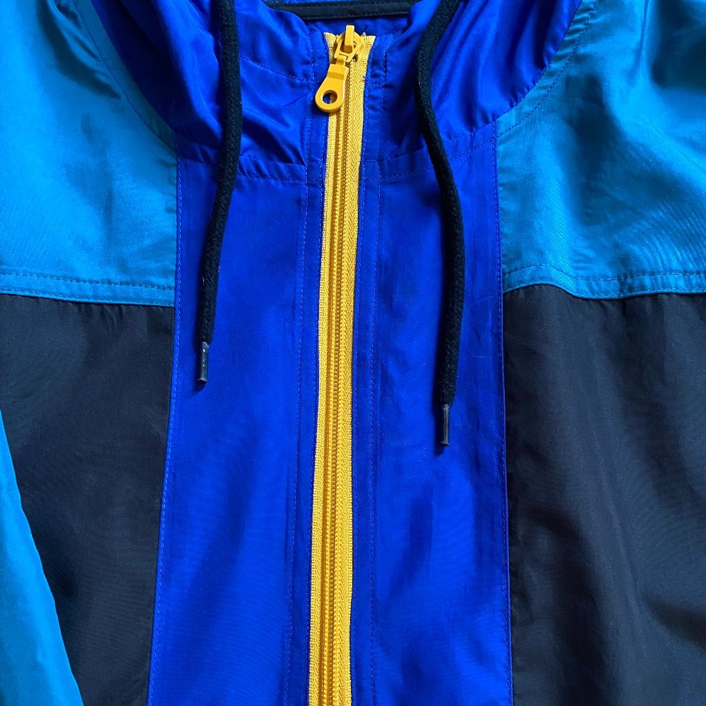 Multicolored windbreaker with drawstring - Picture 5 of 7